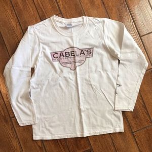 Cabela’s long sleeve tee- size small